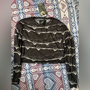 Trippy Redd Mesh Crop